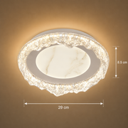 Πολυέλαιος DAIRA Petito LED, 50W, Διάμετρος 29cm, Ζεστό/Ουδέτερο/Ψυχρό φως, Λευκό