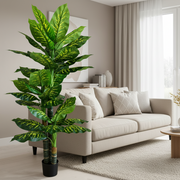 Τεχνητό φυτό Τύπος Dieffenbachia, 3 μίσχοι, 190 cm, Πράσινο