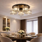Modern Classic Chandelier Sasha, LC117/5BK, 5x E27, Metal and Crystal, Black, Shade Classic Chandeliers Προεπιλεγμένος τίτλος Alessandro Design