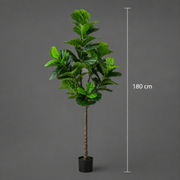 Τεχνητό Φυτό Δέντρο Τύπος Ficus, 180 cm, Πράσινο, με Γλάστρα