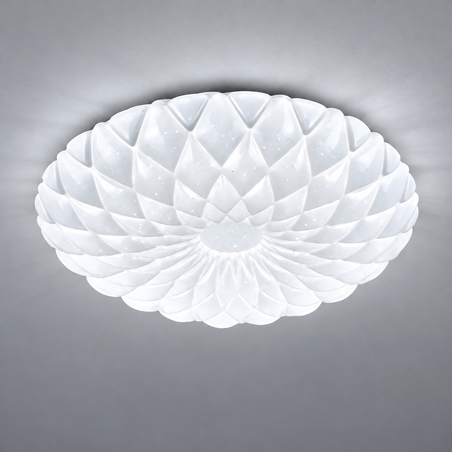 Φωτιστικό οροφής PL154 LED 35 cm, 31W, 3000K / 4000K / 6000K, Λευκό, Μεταλλικό και Ακρυλικό