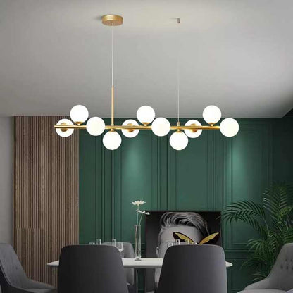 LOFT Pavilion Modern Light Bulb Chandelier, 11x G9, Gold, Metal, Adjustable Height Modern Chandeliers Προεπιλεγμένος τίτλος Alessandro Design