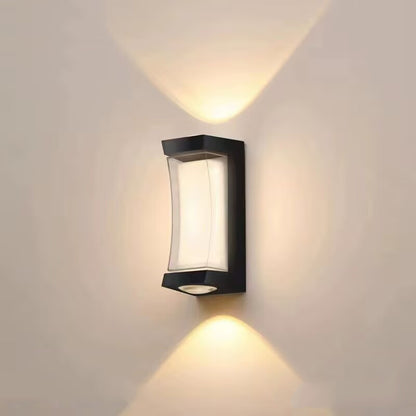 Φωτιστικό τοίχου LED εξωτερικού χώρου AX150BK 7W Μαύρα Φώτα εξωτερικού χώρου Προεπιλεγμένος τίτλος Alessandro Design