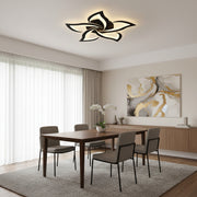 Πολυέλαιος LED με Τηλεχειριστήριο LT660/5BK, 5 Elements, 55W, Light 3000/4000/6000K, Μαύρο