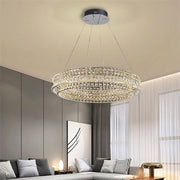 Πολυέλαιος LED με τηλεχειριστήριο, LLC160/500CH, κρύσταλλο και μέταλλο, 54W, 1 κύκλος, με δυνατότητα ρύθμισης ρύθμισης ύψους, κρύο/θερμό/ουδέτερο φως, πολυέλαιοι φωτισμού LED με τηλεχειριστήριο Προεπιλεγμένος τίτλος Alessandro Design