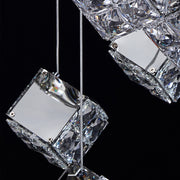 Μοντέρνος πολυέλαιος LED CM526/18, 51W, Διάμετρος 58,5cm, Ρυθμιζόμενο Ύψος, Χρώμιο