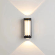 Φωτιστικό τοίχου LED εξωτερικού χώρου AX150BK 7W Μαύρα Φώτα εξωτερικού χώρου Προεπιλεγμένος τίτλος Alessandro Design