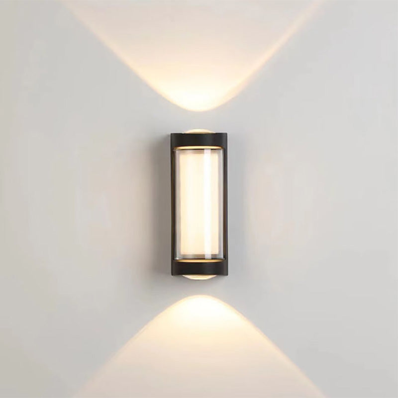 Φωτιστικό τοίχου LED εξωτερικού χώρου AX150BK 7W Μαύρα Φώτα εξωτερικού χώρου Προεπιλεγμένος τίτλος Alessandro Design