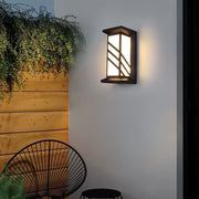Φωτιστικό τοίχου LED εξωτερικού χώρου AX140BK 20W Λευκό Μαύρο Φώτα τοίχου εξωτερικού χώρου Προεπιλεγμένος τίτλος Alessandro Design