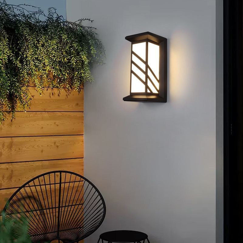 Φωτιστικό τοίχου LED εξωτερικού χώρου AX140BK 20W Λευκό Μαύρο Φώτα τοίχου εξωτερικού χώρου Προεπιλεγμένος τίτλος Alessandro Design