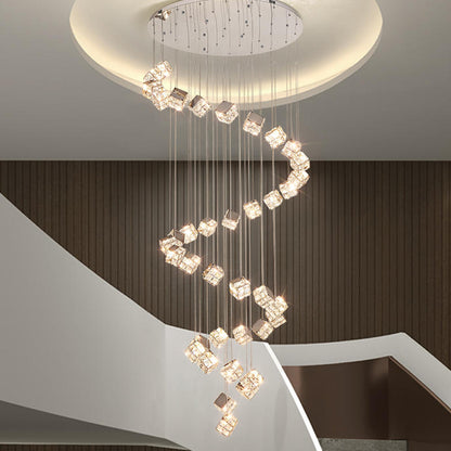 Μοντέρνος πολυέλαιος LED CM526/18, 51W, Διάμετρος 58,5cm, Ρυθμιζόμενο Ύψος, Χρώμιο