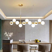 LOFT Pavilion Modern Light Bulb Chandelier, 11x G9, Gold, Metal, Adjustable Height Modern Chandeliers Προεπιλεγμένος τίτλος Alessandro Design