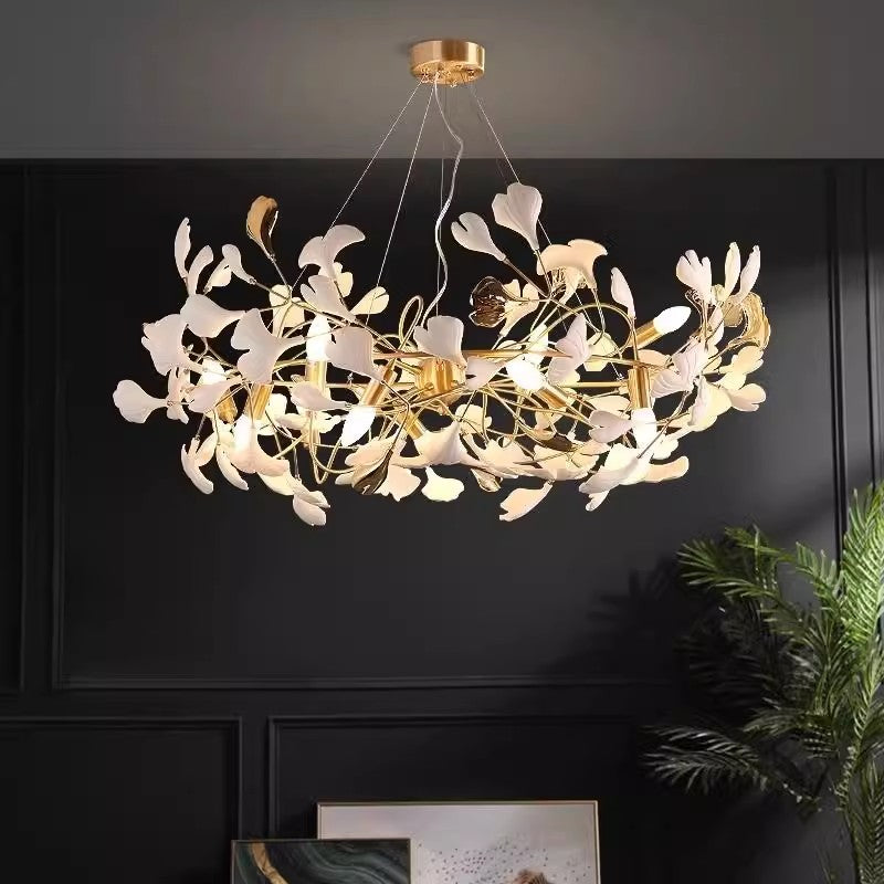 Crystal Chandelier Alpha 8XG9 Gold Adjustable Height Modern Chandeliers Προεπιλεγμένος τίτλος Alessandro Design