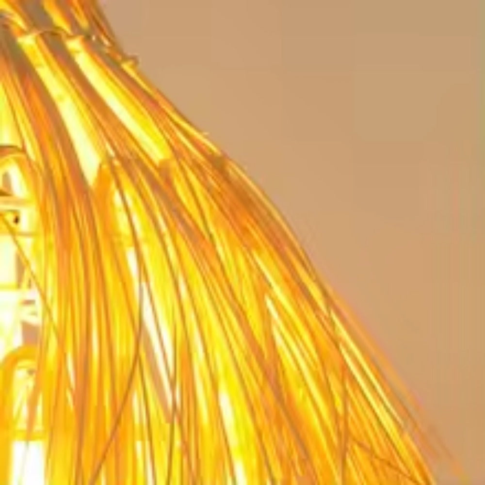 Vintage Πολυέλαιος Straw LV810, 1xE27, Rustic, 38cm, Yellow Vintage Chandeliers Προεπιλεγμένος τίτλος Alessandro Design