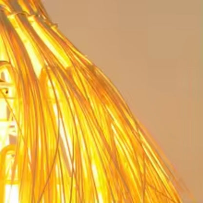 Vintage Πολυέλαιος Straw LV810, 1xE27, Rustic, 38cm, Yellow Vintage Chandeliers Προεπιλεγμένος τίτλος Alessandro Design