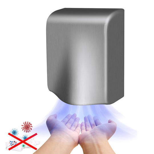 Στεγνωτήριο χεριών με αισθητήρα, 1200W, ανοξείδωτο ατσάλι, FL3009NX Προεπιλεγμένος τίτλος Alessandro Design