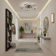 Πολυέλαιος ANEMO Fan LED με Τηλεχειριστήριο, 30W, D61cm, Κρύο/Ουδέτερο/Ζεστό φως, Μαύρο
