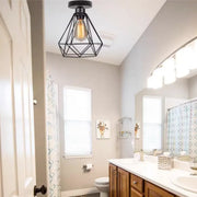 Chandelier with Shade, GRACIE, Diamant, 1XE27, Black Industrial Chandeliers Προεπιλεγμένος τίτλος Alessandro Design