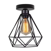 Chandelier with Shade, GRACIE, Diamant, 1XE27, Black Industrial Chandeliers Προεπιλεγμένος τίτλος Alessandro Design