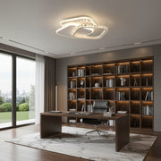 Κρυστάλλινος LED πολυέλαιος ANASTASIA 39W, Διάμετρος 30cm, Κρύο/Ζεστό/Ουδέτερο φως, Λευκό