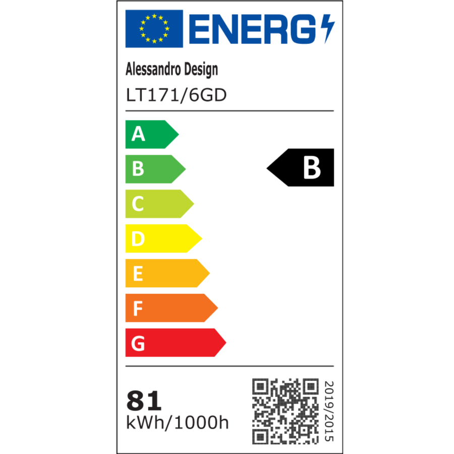 Πολυέλαιος LED με Τηλεχειριστήριο LINEX, 81W, Light 3000K/4000K/6000K, Dimmable, Gold LED Chandeliers with Remote Control Προεπιλεγμένος τίτλος Alessandro Design