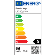 Πολυέλαιος LED με τηλεχειριστήριο ORCHID 66W, 5 πέταλα, κρύο/θερμ/ουδέτερο φως, ρυθμιζόμενο, λευκός πολυέλαιος LED με τηλεχειριστήριο Προεπιλεγμένος τίτλος Alessandro Design