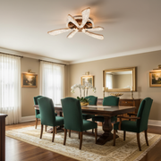 Πολυέλαιος LED CHARM Elegance με τηλεχειριστήριο και κρύσταλλο, 44W, Ø50cm, 3 πηγές, Κρύο/Ζεστό/Ουδέτερο φως, Ρυθμιζόμενο, Χρυσό