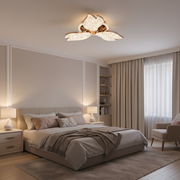 Πολυέλαιος LED με Τηλεχειριστήριο, 51W, Φως 3000K/4000K/6000K, Dimmable, Χρυσό, Μέταλλο και Ακρυλικό