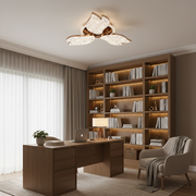 Πολυέλαιος LED με Τηλεχειριστήριο, 51W, Φως 3000K/4000K/6000K, Dimmable, Χρυσό, Μέταλλο και Ακρυλικό