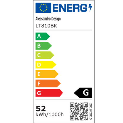 Πολυέλαιος LED με τηλεχειριστήριο VECTOR ARCUS 52W, 2 Στοιχεία, Κρύο/Ζεστό/Ουδέτερο φως, Ρυθμιζόμενο, Μαύροι πολυέλαιοι LED με τηλεχειριστήριο Προεπιλεγμένος τίτλος Alessandro Design