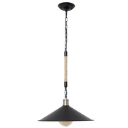 String Chandelier LV570/1BK, 1xE27, Διάμετρος 26,5 cm, Ύψος 11 cm, IP20, Καφέ, Μαύρος, Μεταλλικοί και String Vintage Πολυέλαιοι Προεπιλεγμένος τίτλος Alessandro Design