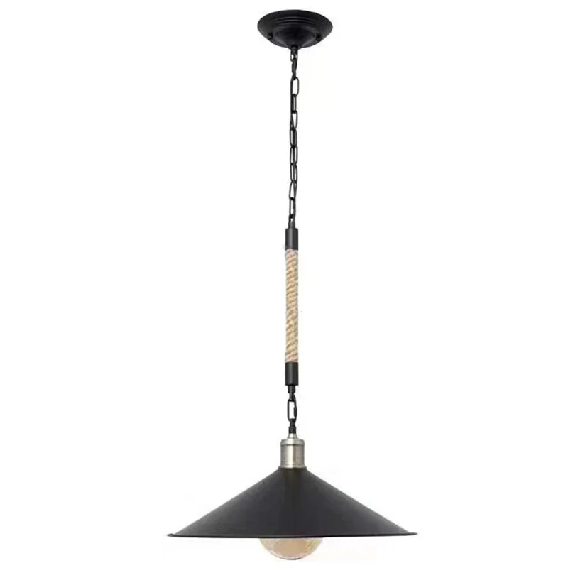 String Chandelier LV570/1BK, 1xE27, Διάμετρος 26,5 cm, Ύψος 11 cm, IP20, Καφέ, Μαύρος, Μεταλλικοί και String Vintage Πολυέλαιοι Προεπιλεγμένος τίτλος Alessandro Design