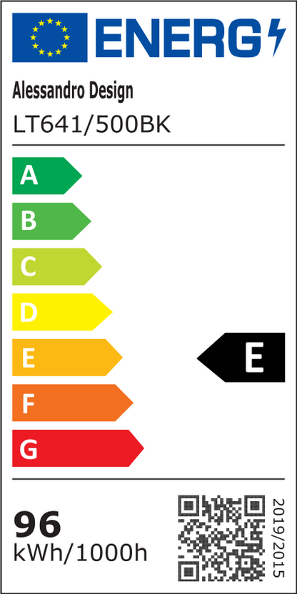 Πολυέλαιος LED με τηλεχειριστήριο VOLTA 96W, Οβάλ, Κρύο/Ζεστό/Ουδέτερο φως, Ρυθμιζόμενο, Μαύρο