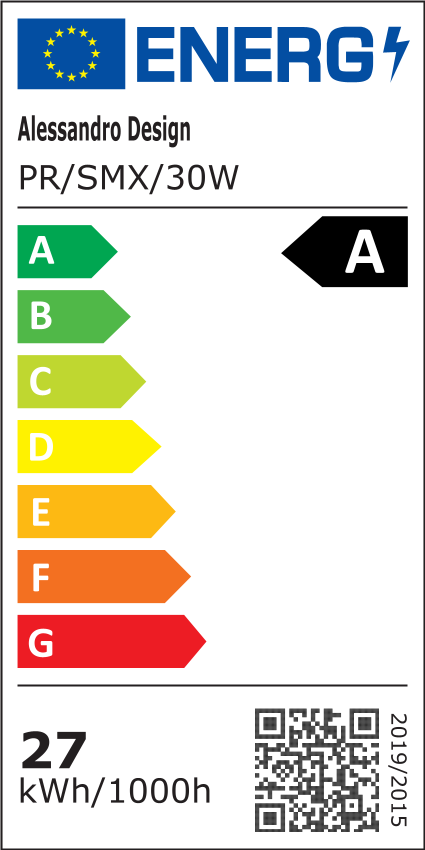 Προβολέας LED 27W 6000K IP65 220-230V 12 πηγές Carcasa Negra Metallica Προεπιλεγμένος τίτλος Alessandro Design