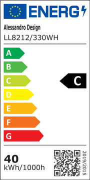 QIKIQTAALUK LED Πολυέλαιος, 40W, 33 x 33 cm, Ζεστό/Ουδέτερο/Ψυχρό φως, Λευκό