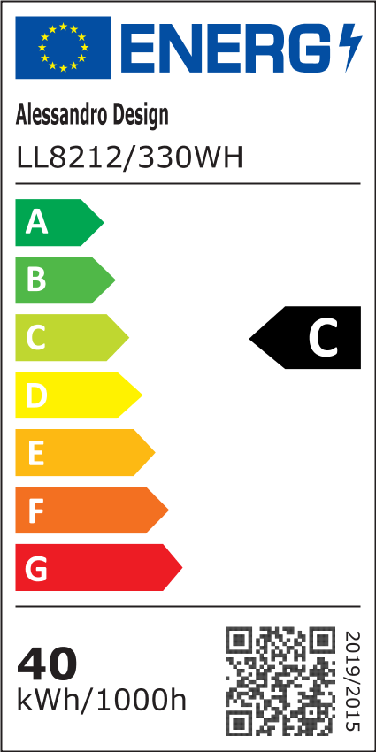 QIKIQTAALUK LED Πολυέλαιος, 40W, 33 x 33 cm, Ζεστό/Ουδέτερο/Ψυχρό φως, Λευκό