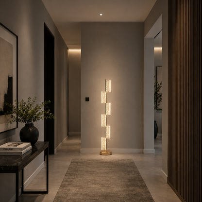 Λάμπα LED 40W Modern Austin 125Cm 3000/4000/6000K Χρυσό