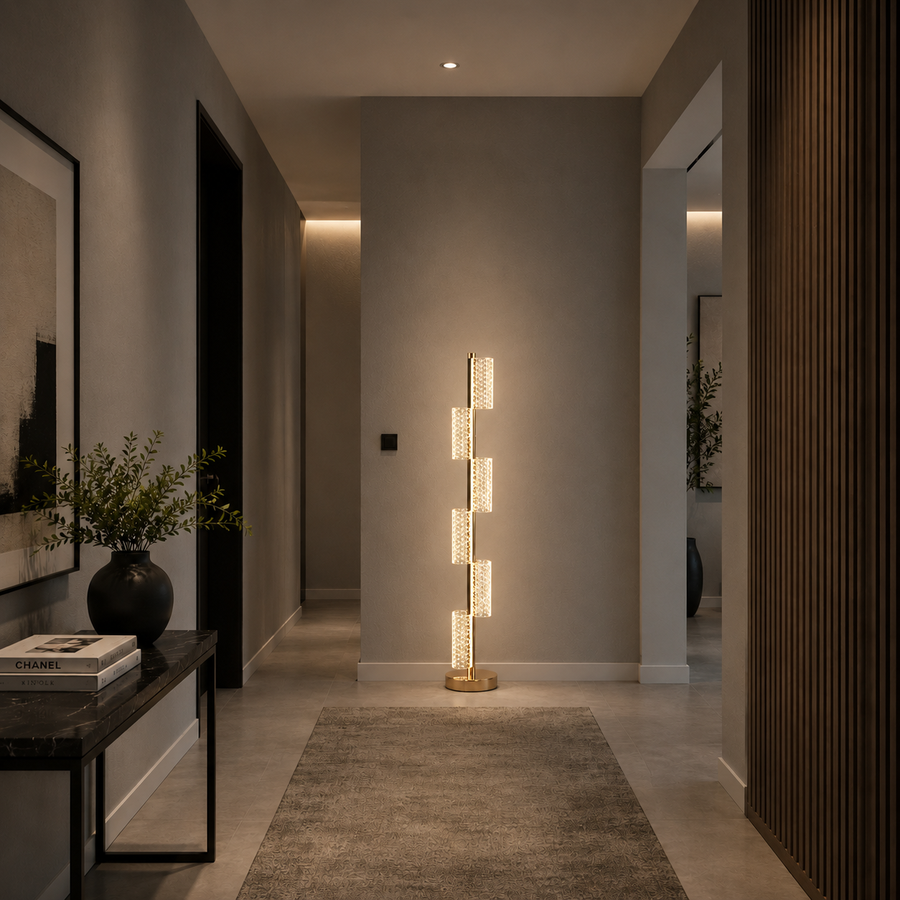 Λάμπα LED 40W Modern Austin 125Cm 3000/4000/6000K Χρυσό