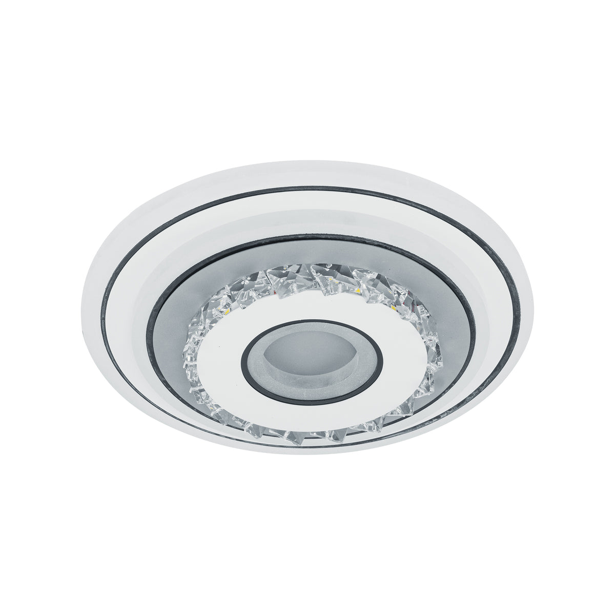 Κρυστάλλινος πολυέλαιος LED MITA 28W, Διάμετρος 20 cm, Στρογγυλός, Κρύο/Ζεστό/Ουδέτερο φως, Λευκοί πολυέλαιοι LED Προεπιλεγμένος τίτλος Alessandro Design