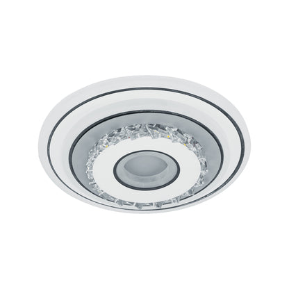 Κρυστάλλινος πολυέλαιος LED MITA 28W, Διάμετρος 20 cm, Στρογγυλός, Κρύο/Ζεστό/Ουδέτερο φως, Λευκοί πολυέλαιοι LED Προεπιλεγμένος τίτλος Alessandro Design