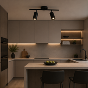 Sisimiut Classic Chandelier, 2xGU10, Metal, Μαύρο