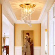 LINDERHOF Petito Crystal Chandelier, Διάμετρος 30cm, 2xE14, Shiny Gold LED Chandeliers & Crystals Προεπιλεγμένος τίτλος Alessandro Design