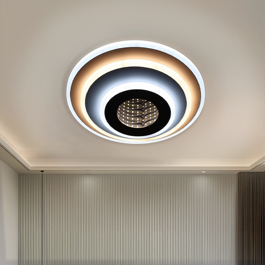 Πολυέλαιος LED NEXA ROTUND 3D 39W, Κρύο/Ζεστό/Ουδέτερο φως, Λευκοί πολυέλαιοι LED Προεπιλεγμένος τίτλος Alessandro Design
