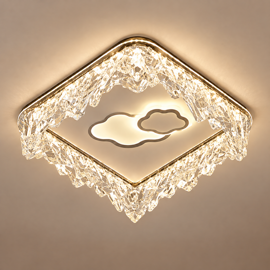 Πολυέλαιος STARK LED, 20W, Διάμετρος 19cm, Ζεστό/Ουδέτερο/Ψυχρό φως, Λευκό, Μεταλλικό και Ακρυλικό