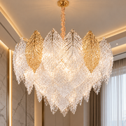 Crystal Chandelier LACE Magno 11xE14, Διάμετρος 60cm, Ύψος 42cm, Γυαλιστερό Χρυσό, Ρυθμιζόμενο Ύψος, Κομψή σχεδίαση