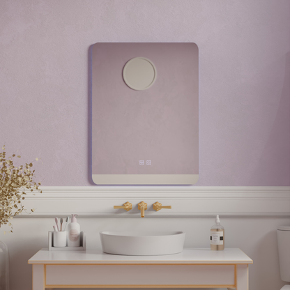 Καθρέφτης ARTEA Touch Rectangular LED, 14W, 60X80cm, Demister System, Dimmable, Cold Light 6000K Mirrors Korman E Προεπιλεγμένος τίτλος Alessandro Design