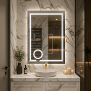 Ορθογώνιος καθρέφτης LED, 50x70cm, CANTO Touch, Σύστημα Demister, Dimmable