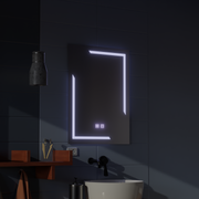 Ορθογώνιος καθρέφτης LED, 45x60cm, ECLISSA Touch, Demister System, Dimmable, Cold Light 6000K Mirrors Korman E Προεπιλεγμένος τίτλος Alessandro Design