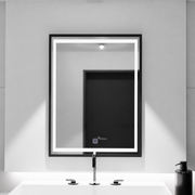 Ορθογώνιος καθρέφτης LED, 60x80cm, απόχρωση Basic Touch