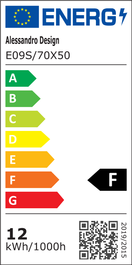 Ορθογώνιος καθρέφτης LED, 70x50cm, RADIANTE Touch, Demister System, Dimmable